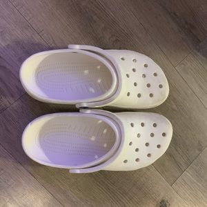 White Crocs